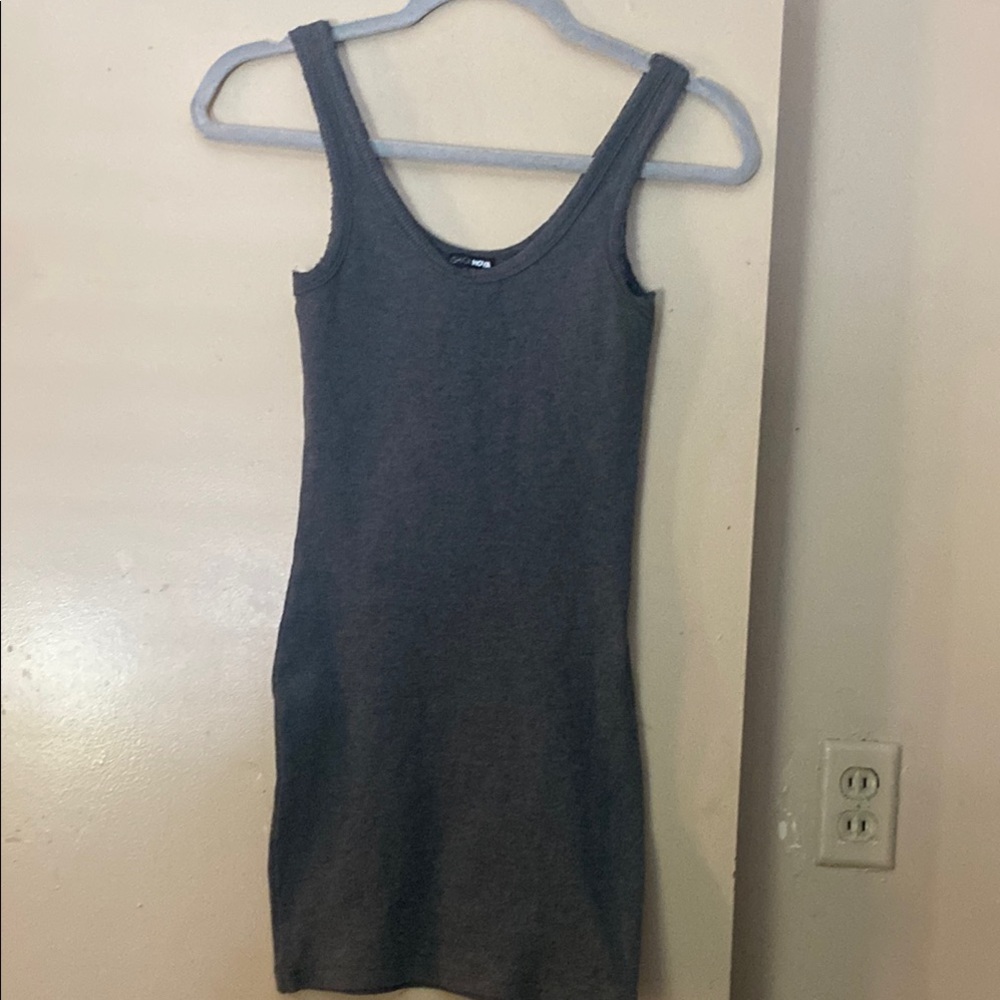 Fashion Nova Charcoal Knit Top